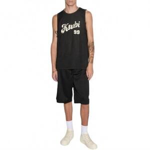 NEW KSUBI roll mesh short in black